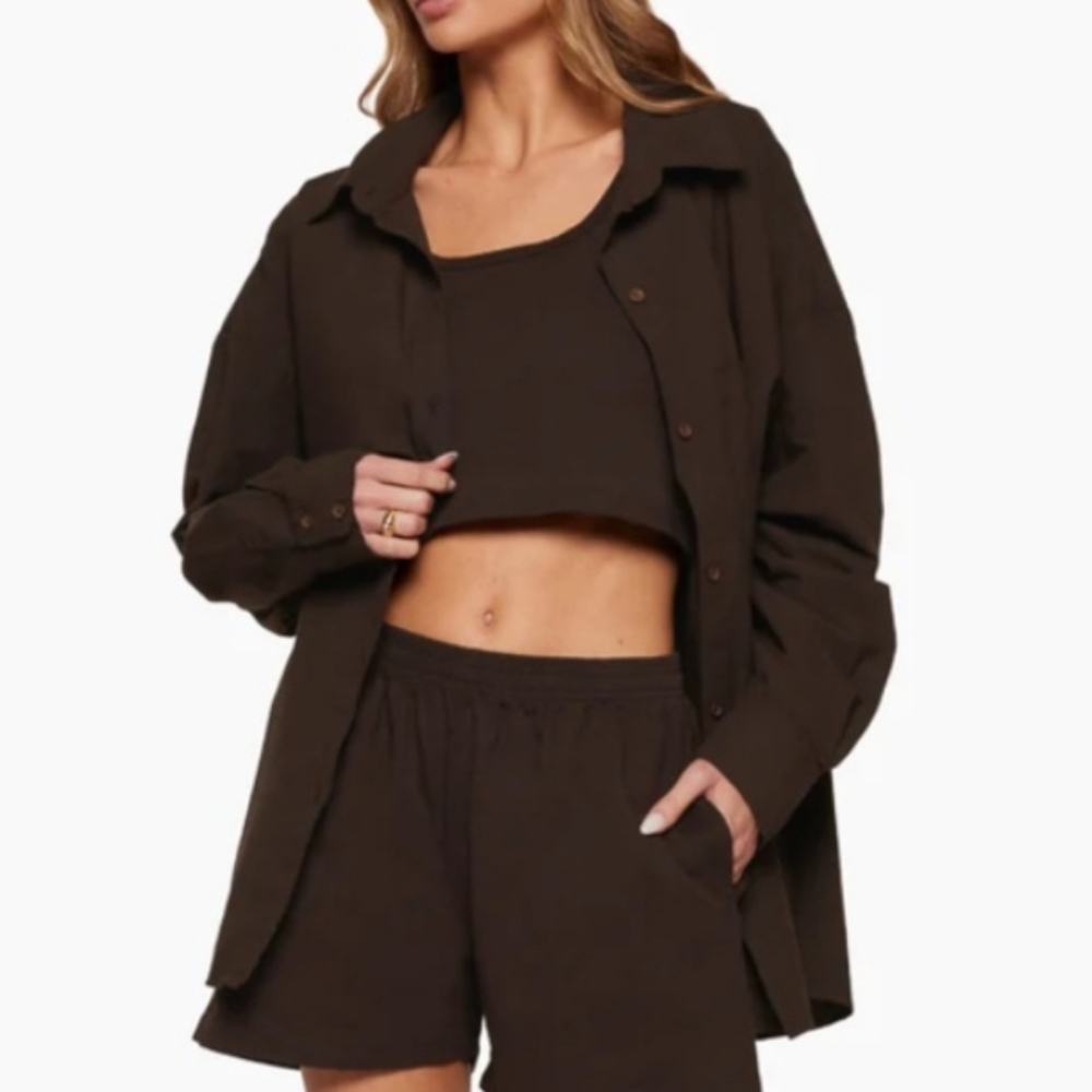 Set Active Daily Button Down Shirt